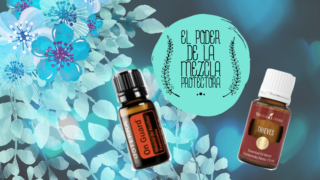 Mezcla protectora o de ladrones para prevenir y combatir virus y bacterias